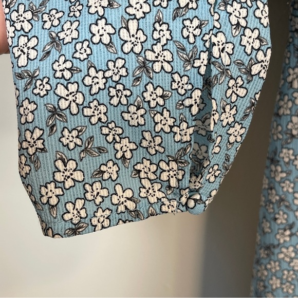Finders Keepers Blue Blossom Floral Mini Dress Size L - Picture 9 of 11